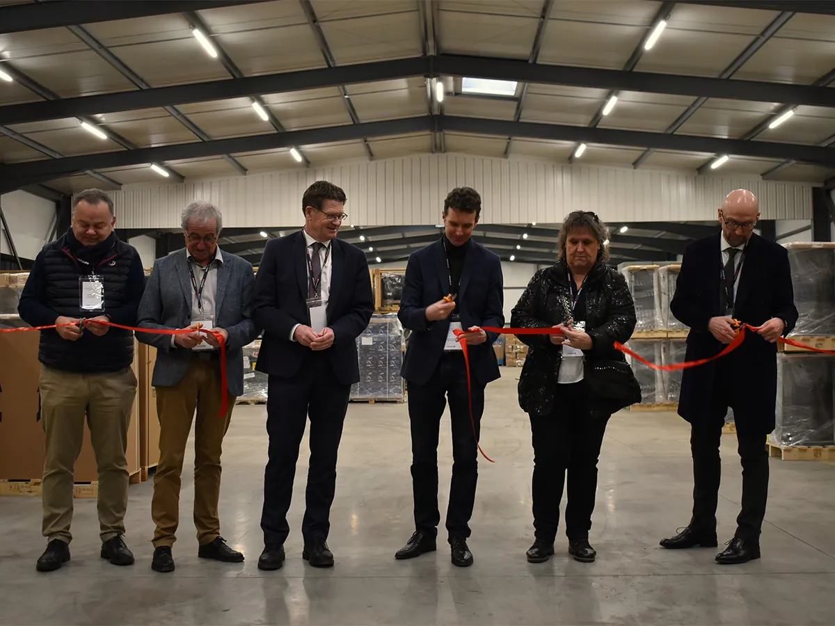 Revivez l'inauguration de notre plateforme logistique en compagnie de Aymeric de Galembert, Pascal Cornet et Eric Gold, sénateur du Puy-de-Dôme.